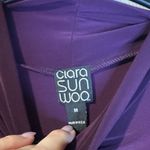Clara Sun Woo Deep Purple Long Sleeve Dress Size M Photo 2