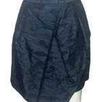 Banana Republic  Women’s‎ Mini Skirt Blue Camo Asymmetrical Front Size 2 Petite Photo 0
