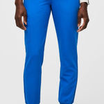 FIGS  Women’s High Waisted Zamora Jogger Scrub Pant Royal Blue Large P Medical Photo 0