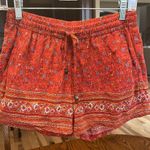 Old Navy Shorts Elastic Drawstring Waist Burnt Orange Photo 1