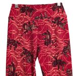 LuLaRoe Valentine's Day Cupid Print Red and Black Leggings - One Size - EUC Photo 0