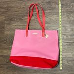 Juicy Couture NWOT  Just Say Oui Tote Bag Bubblegum Pink and Red Photo 6