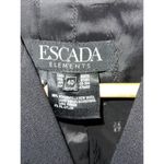 Pre Owned Vintage escada elements womans dress navy blue jacket Size 40 Photo 1