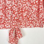 Lost + Wander  Pick Me At Hello Surplus Top Floral Tie Waist Size Medium M EUC Photo 15