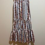 O.P.T Daphne Smocked Puff Sleeve Tiered Floral Midi Dress Size XS Cottagecore White Photo 12