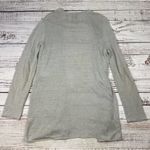 J.Jill  Cardigan Women Sz S Gray Linen Blend Long Sleeve Long Line Duster Sweater Photo 3