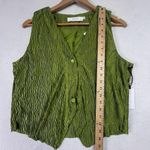 ASTR The Label Plisse Vest Women's Avacado Green Size Large Boho Vacation Photo 8
