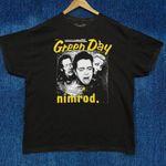 Green Day Nimrod Punk Rock Band T-Shirt Size Large Photo 0