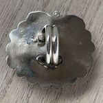 Gary Nez Navajo Purple Banded Agate Native American Huge Signed GN Ring Size 8 Photo 6