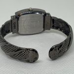 Studio black tone women’s cuff bracelet watch quartz analog 25mm running Photo 3