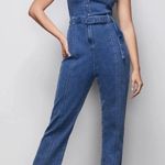 Good American belted corset denim jumpsuit size 2 medium Photo 0