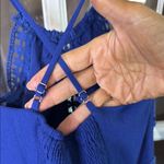 LULUS Blue Mini Dress w/ Crochet Trim Size XS Photo 6