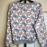  x Opening Ceremony Hello Kitty Print Long Sleeve Gray Sweater Small Photo 5