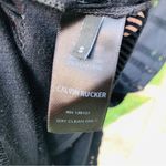 Calvin Rucker Womens Long Sleeve Scoop Neck Knit Shirt Dress Black Mesh Small Photo 4