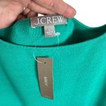 J. Crew NWT Green Square Neck Tight Knit Above Knee Sweater Tank Dress Size L Size L Photo 4
