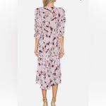 IRO  Liky Floral Midi Dress Lilac Floral Size 36/S/8-10 Photo 2