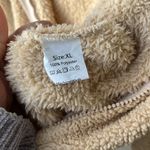 Gently worn teddy bear hoodie pajama onesie Tan Size XL Photo 4