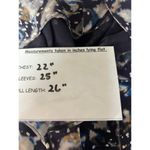 CAbi  Women's Starry Night Ruffle Blouse Long Sheer Sleeves Medium Photo 10