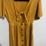 Mimi Chica Mustard Yellow Maxi Dress Photo 3