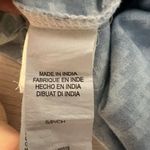 Lucky Brand Blue Shirt Dress S Chambray Denim Festival Boho Cotton Southwestern Photo 6