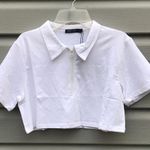 Nasty Gal Zip-up Crop Top Photo 1