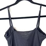 Free People  Black Night Rhythm Corset Thong Bodysuit Size Medium Photo 3
