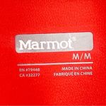 Marmot Orange Lightweight Long Sleeves Half Zip Pullover, Size Medium Photo 2
