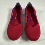 Rothy's  The Flat Red Cherry? Round Toe Casual Comfy Size 7 Slip On Ballet Shoe Photo 1