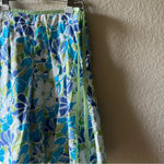 st. john's bay VFloral Skirt A Line y2k ribbon daisy Coquette 90s bright‎ indie sleeve abstract Photo 6