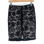Sienna Sky NWT Pencil Skirt Womens S Black Sequin Lace Dark Academia Whimsigoth Photo 3