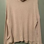 She & Sky Waffle Knit Top Dolman Sleeves Boho Peasant Lagenlook Large Photo 0
