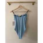Free People BABEN NWT Antoinette One Piece in Blue & Black Size Medium Photo 4