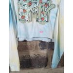 MTV Sweatshirt Hoodie Woman's One Size Cropped Tie Photo 4