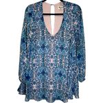 Show Me Your Mumu ‎ DONNA MICHELLE TUNIC SANTORINI SPLASH Boho Mini Dress Small Photo 1