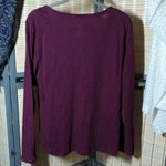 st. john's bay  Merlot Long Sleeve Henley Tee Photo 1