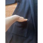 Workshop  Republic Women’s  Black Open Front Hoodie Soft  2 Pockets Cardigan 1X Photo 3