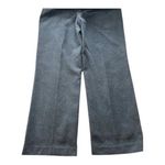 LL Bean High Waist Dress Pants Women12 PETITE Grey Tweed Straight Pockets Lined Gray Size 12P Photo 5