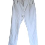 Abercrombie & Fitch NWT  THE SLIM STRAIGHT ULTRA HIGH RISE WHITE JEANS Photo 1