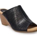 Croft & Barrow Women's Black Slip-On low wedge Shoes 7 Photo 0