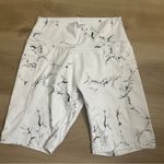 Buffbunny Collection Buffbunny Limitless Biker Short - White‎ Marble - M Photo 0