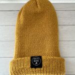 Handmade Haiti Made Mustard Yellow Knit Winter Beanie Hat Photo 0