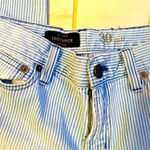 J.Crew  || Blue/ white striped toothpick jeans (30 tall) Photo 1