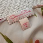 Oscar de la Renta OSCAR DE LA‎ RENTA Pink Label Floral Satin Slip Midi Dress Size Medium Photo 6