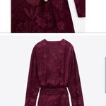 ZARA New With Tags Floral Bohemian Long Sleeve Dress Photo 8