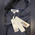 525 America Distressed Hoodie Dress Size Small NWT Pockets Ink color Blue Photo 5