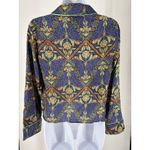 Anthropologie Boho Floral Print Button Down Top Pajama Top Photo 1