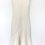 Torn By Ronny Kobo Mermaid Midi Knit Dress White XS Photo 4