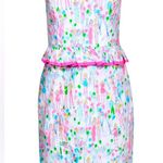 Lilly Pulitzer 💫 Holy Grail 💕 Sleeveless Peplum Lowe Shift Dress in Pop Photo 3