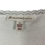 JM Collection Women's Plain White Tank Top Photo 2