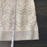 Hampshire Studio cowl neck sweater sequin sz S 490 Silver Photo 6